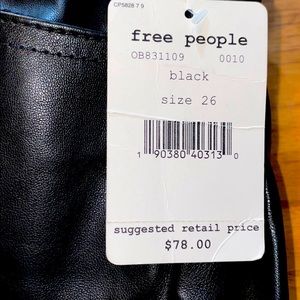 FREE PEOPLE Vegan High Rise Skinny Pants